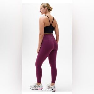 Athleta Elation Train High Rise Leggings size 2x purple